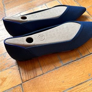 Brand new, never used Rothy’s, size 8.5, color ocean blue